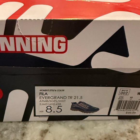 Fila Women’s trail runner Multicolor Athletic Shoes size 8.5 - Picture 2 of 6
